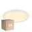 Mehrfachpackung 3x Nordlux LED-Wand- und Deckenleuchte Oja 29 Weiß 18W 1700lm - 827 Extra Warmweiß | 3-Stufen Dimmbar - IP20