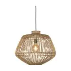 Good&Mojo Pendelleuchte Madagascar Rattan Braun | Geeignet für 1x E27 